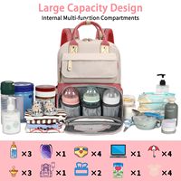 Sac à dos pliable pour couches de bébé, imperméable, grande capacité, sac de maman avec matelas à langer portable, sangles pour poussette, directement de l'usine