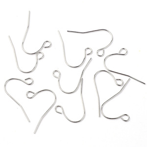Ganchos para orejas de acero inoxidable de 2.0 mm, accesorios para la fabricación de pendientes, piezas para joyería DIY. - Product Image 4