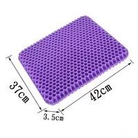 Coussin de siège ergonomique orthopédique personnalisable en TPE pour le fessier, soulageant le stress, avec gel rafraîchissant pour le coccyx, pour chaise de bureau et siège de voiture
