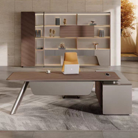 Bureau de direction professionnel Taiho Eco-Paint, surface en bois grainé à dureté 3H, panneau E1, mobilier administratif
