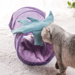 折りたたみ式ペットベッド猫トンネル新デザインぬいぐるみインタラクティブ猫おもちゃメーカー - Product Image 6