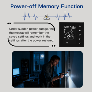 <span class=keywords><strong>Thermostat</strong></span> de chauffage Wi-Fi pour chaudière à eau et à gaz, <span class=keywords><strong>thermostat</strong></span> électrique pour hôtel, centre commercial, commande vocale, <span class=keywords><strong>thermostat</strong></span> intelligent Tuya - Product Image 4
