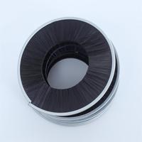 Brosse spirale à rouleaux intérieurs en nylon pour le nettoyage industriel