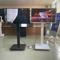 Écran tactile rotatif mobile mural de 43 pouces Machine de publicité pour signalisation numérique Support d'affichage Lcd Télécommande