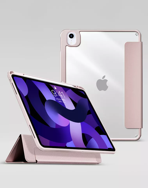 New Acrylic Detachable Clear Smart Protective Case With Pen Holder for iPad 9th 10th Gen Case Pro 11 Air 4 5 Cover