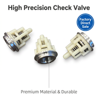 Vanne d'Angle Hydraulique Métal Anti-Retour 6mm pour Robinet, Pompe à Eau et Laveuse à Pression avec Clapet Anti-Refoulement