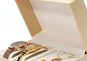 Boîte à montres double en PU pour couple, avec coussin, accessoire de rangement cadeau, vente en gros directe du fabricant - Product Image 2