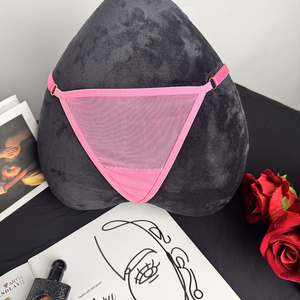 Mutandine Sexy Fai-da-te per Donne Mature, Mutandine da Notte da Donna, Tangas, Mutandine Rosse in <span class=keywords><strong>Pizzo</strong></span> con Fiocco Grande, Per Dropshipping, <span class=keywords><strong>Perizoma</strong></span> con Scritta - Product Image 6