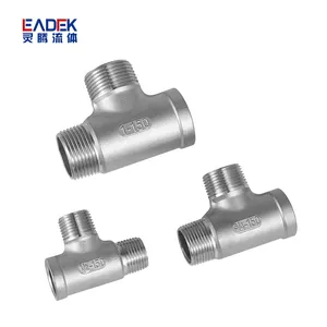 Leadtek Customized Casting Y Tee Pipe Fitting No Crack Stainless Steel Pipe Tee
