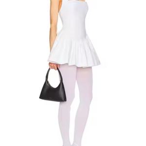 Vestido Casual Mini sin Espalda 2025, Vestidos Elegantes Plisados de Alta Calidad para Mujer - Product Image 6