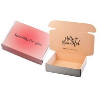 Boîte d'emballage personnalisée pour soins de la peau, en carton ondulé pliable, imprimée offset, épaissie, avec ouverture facile, pour petites séries