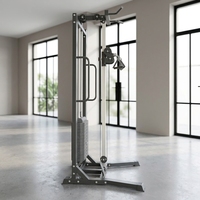 Machine de musculation multifonctionnelle Yunfa MR-J099 : Station de tirage vertical réglable et entraîneur à câbles croisés