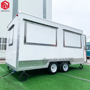 Custom Size Design Mobile Kitchen Food Truck Street Food for Sale Pizza Fast Taco Cart Food Trailers Fully Equipped USA