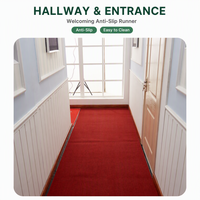 Tapis de sol d'entrée d'hôtel en PVC de qualité supérieure, résistant, avec logo personnalisé, pour les zones à fort trafic