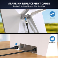 Câble Starlink V3, Câble Starlink, Accessoires Starlink, Câble Starlink Génération 3, Câble Starlink Génération 3 46M