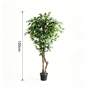 <b>Plastic</b> Eco-Friendly Evergreen Decorative Flower-Durable UV Resistant Home Decor for Thanksgiving Christmas Wedding banyan <b>tree</b> - Product Image 2