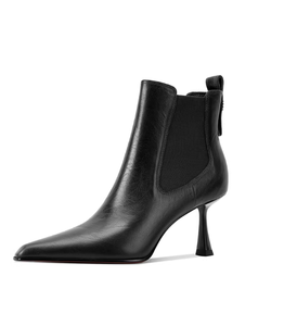 Stivaletti da <span class=keywords><strong>Donna</strong></span> Personalizzati dal Produttore, Marrone Vintage, Punta Affusolata, Vera Pelle, Foderati in Pelliccia, Design Autunno-Inverno, Nuova Moda - Product Image 1