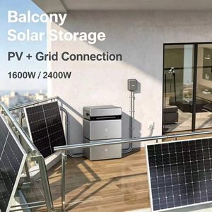 Système de stockage d'énergie empilable facile à installer, système solaire hybride monophasé pour la maison, <span class=keywords><strong>2</strong></span>,4 kW + 4,09 kWh ESS - Product Image 1