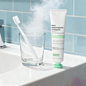 Pasta Dental con Nano Hidroxiapatita, Sin Flúor, Repara el Esmalte, para Dientes Sensibles, Blanqueadora, Cuidado Bucal, Menta Fresca, 4oz - Product Image 2