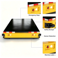 Chariot de transfert de matériaux omnidirectionnel AGV pour charges lourdes, robot de manutention intelligent pour entrepôt, capacité de charge personnalisée