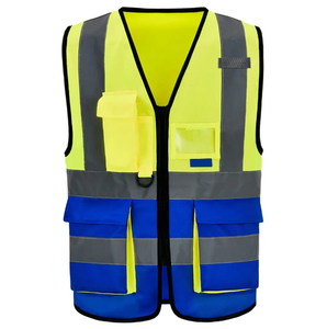 Gilet de sécurité réfléchissant personnalisé de haute qualité, design camouflage premium, vêtements de sécurité à marque privée, 100% polyester - Product Image 1