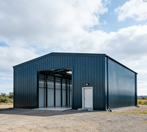 Entrepôt préfabriqué en structure métallique à construction rapide, atelier préfabriqué, bâtiment industriel <span class=keywords><strong>commercial</strong></span>, kits de construction en acier - Product Image 1