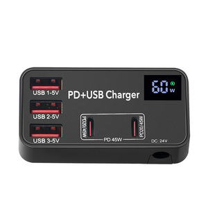 Galotluck 60W hızlı şarj 3D OEM Logo 50/60/65W <span class=keywords><strong>Mini</strong></span> <span class=keywords><strong>USB</strong></span> LED ekran PD için iPhone için Xiaomi dizüstü masaüstü <span class=keywords><strong>USB</strong></span> <span class=keywords><strong>C</strong></span> şarj - Product Image 6