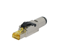 Câble RJ45 étanche mâle Ethernet haute vitesse pour caméras IP Solution CAT5/CAT6 fiable pour les besoins en réseau