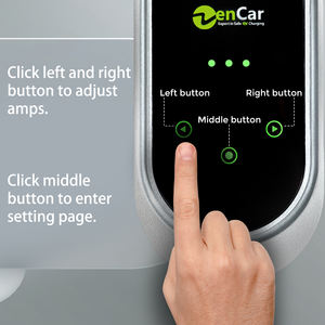 Chargeur intelligent <span class=keywords><strong>Zencar</strong></span> 7kW EV Prise GB/T Portable 32A Evse IP66 3.5 ''Grand écran Wifi APP Contrôle Monophasé Chargement à domicile - Product Image 6