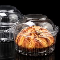 Transparente Blister-Kunststoff-Dessertbehälter Durchsichtige Einweg-Kuchenverpackungsbox Kunststoff-Dessertbehälter
