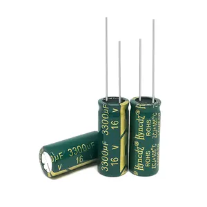 HYNCDZ 2021factory wholesale high frequency low resistance aluminum electrolytic capacitors 16v3300uf