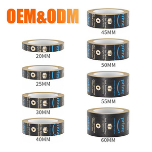 Tùy chỉnh in carton niêm phong bao bì dính sợi biểu tượng tùy chỉnh in Kraft Prime Băng - Product Image 2