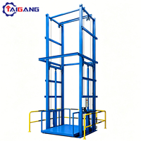 Ascenseur de marchandises hydraulique TAIGANG, commande électrique à distance, taille personnalisable, capacité de charge 1000 kg, multi-étages 16 m