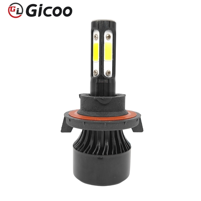 Gicoo X7 Super Bright High Low Beam Led Headlight Bulbs Led Canbus Auto Car H11 H4 9005 9006 H11 H7 H4 Led Headlight