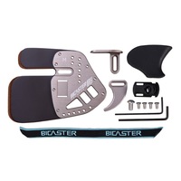 Bicaster tir à l'arc ASA-PRO protège-doigts Cordovan cuir alliage d'aluminium protège-doigts pour arc classique composé doigt onglet