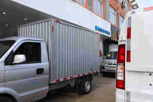 รถบรรทุกไฟฟ้า DFSK รุ่นใหม่มาตรฐานยูโร 6 ได้รับการรับรองมาตรฐาน EEC จาก Dongfeng Motor พวงมาลัยซ้าย EC31S BOX LHD100% พร้อมกล้องมองหลังสำหรับขาย - Product Image 6