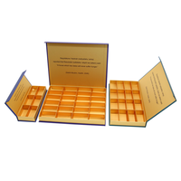 Boîte personnalisée pour dattes Medjool Eid Mubarak, emballage cadeau Ramadan avec séparateurs pour chocolat, baklava, bonbons, emballage de friandises