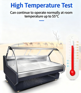 Équipement <span class=keywords><strong>de</strong></span> réfrigération pour traiteur commercial, vitrines réfrigérées pour la viande fraîche, les fruits <span class=keywords><strong>de</strong></span> mer, le poisson, pour les boucheries, les magasins <span class=keywords><strong>de</strong></span> détail, vitrine réfrigérée - Product Image 5