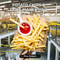 Hete Verkoop Frietjes Productielijn Snack Food Chips Maken Machine Voor Het Verwerken Van Fruit Snoep Groenten Andere Voedingsmiddelen