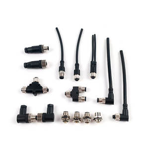Conector Industrial Circular Impermeable M12, Macho y Hembra, IP68, M5, M8, M9, M12, M16, M23, con Cable de 3, 4, 5, 6, 8 y 12 Pines - Product Image 4