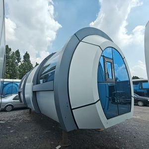 Capsule spatiale préfabriquée de qualité industrielle-résistante aux intempéries pour les sites miniers/de camping Pod spatial préfabriqué compact - Product Image 4