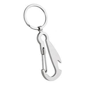 Llavero para coche con mosquetón y abridor de botellas, accesorios prácticos para llaves - Product Image 2