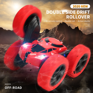 Voiture de course RC à cascade 360° - 2,4G 2 canaux Télécommande Suivez-moi Lumières LED Haute vitesse Rechargeable Intérieur/Extérieur Portée de 50 m - Product Image 2