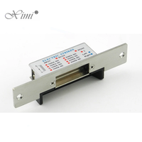 Serrure électrique DC 12V NO/NC, serrure intelligente à électrovanne, mode de déverrouillage double, système de contrôle d'accès pour porte et portail