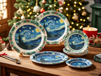 ECO SOUL Assiette jetable moderne en bagasse de 6 pouces (lot de 100, motif uni rond)