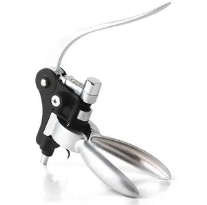 Kit d'ouverture de bouteille de vin avec coupe-feuille et spirale Extra, ouvre-bouteille de vin, en acier inoxydable - Product Image 6