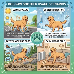 Bálsamo Vegano para Patas de Perro de Marca Privada OEM, Protector Natural de Patas con Manteca de Mango, Cera Protectora para Patas de Mascotas a Base de Plantas, Logotipo Personalizado - Product Image 2