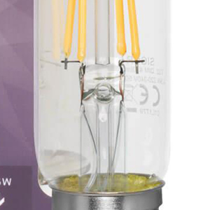 Lámpara LED de Filamento con Forma de Tubo, Base E27, 4.5W (Equivalente a 40W), 470 lm, 2700K (Blanco Cálido Suave), CRI 80, Eficiencia 104 Lm/W - Product Image 2