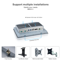 PC industriel étanche 12,1 pouces avec processeur Intel Core Ultra5, écran tactile sans ventilateur, ordinateur IA pour l'automatisation des usines