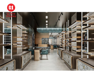 การออกแบบตกแต่งภายในร้านแว่นตาสมัยใหม่ ตู้โชว์แว่นตาแบบกำหนดเองสำหรับร้านค้าปลีก พร้อมตู้กระจกสำหรับแว่นตาแบบมีกุญแจล็อค - Product Image 3